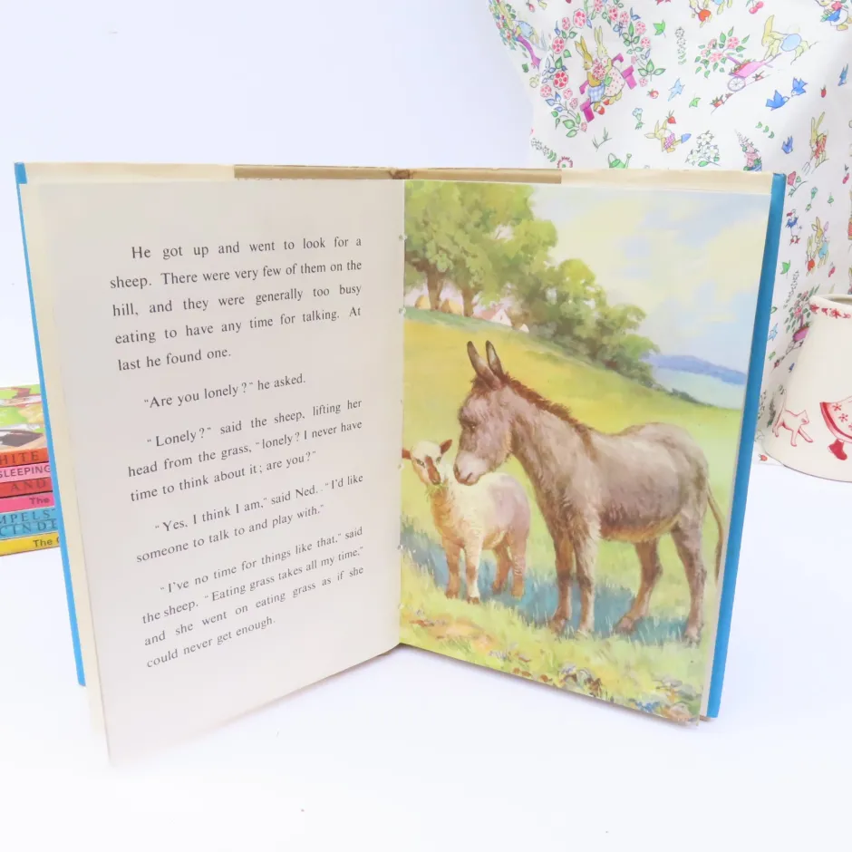 Cottontails Baby Vintage*VINTAGE Ladybird book - Ned the Lonely Donkey with DJ (late 1950s)