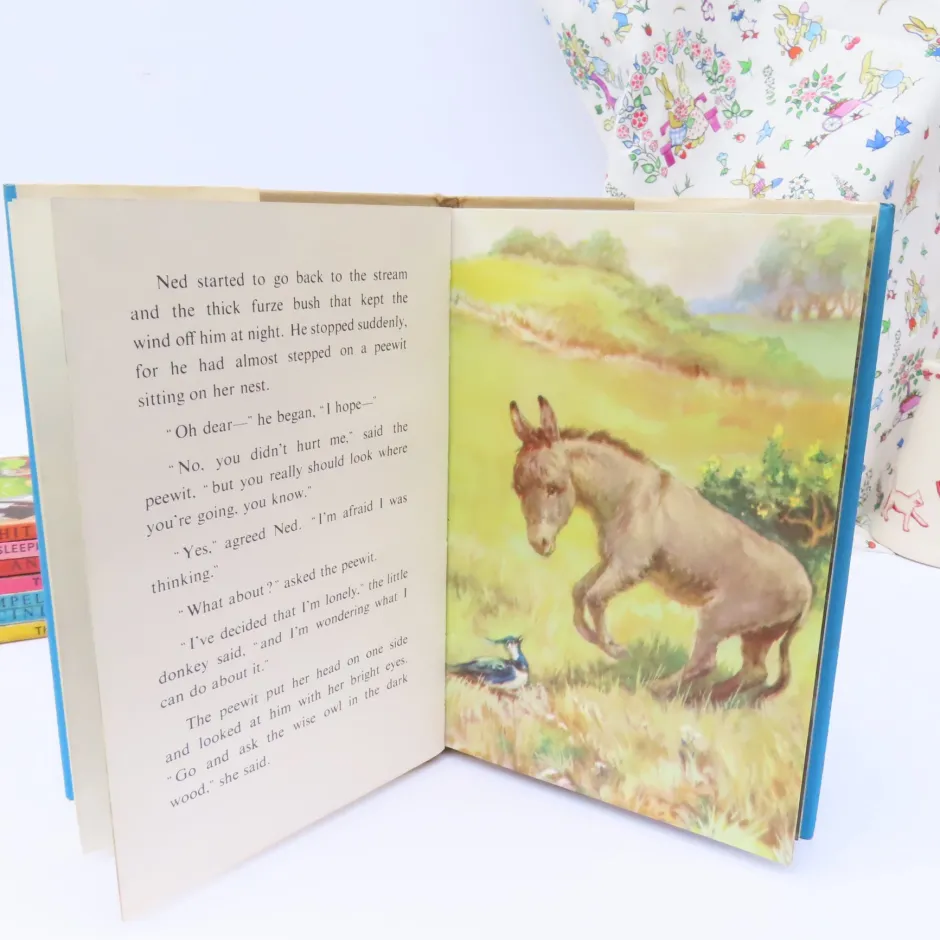 Cottontails Baby Vintage*VINTAGE Ladybird book - Ned the Lonely Donkey with DJ (late 1950s)