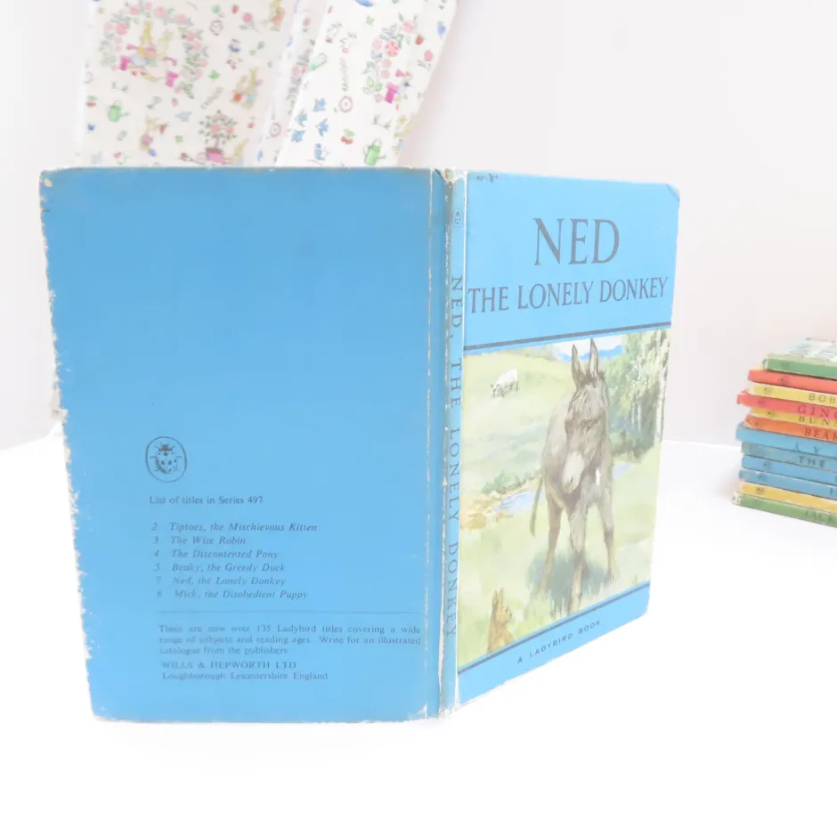 Cottontails Baby Vintage*VINTAGE Ladybird book - Ned the Lonely Donkey (mid 1960s)
