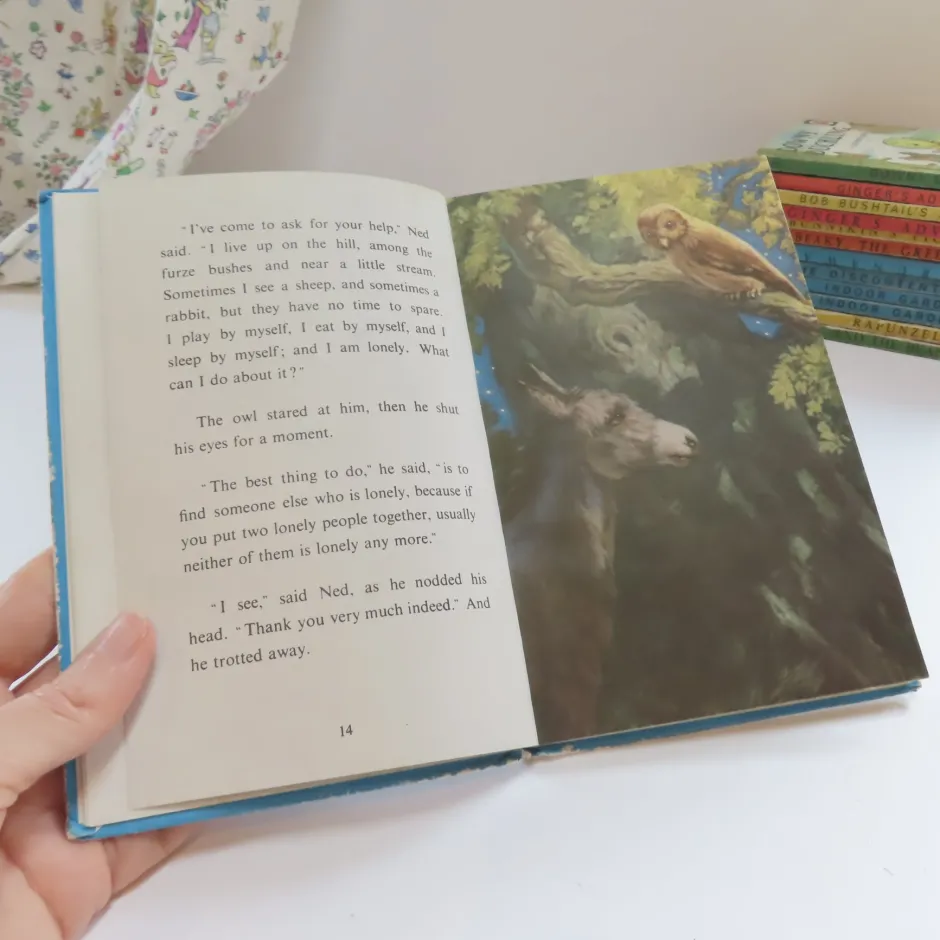 Cottontails Baby Vintage*VINTAGE Ladybird book - Ned the Lonely Donkey (mid 1960s)