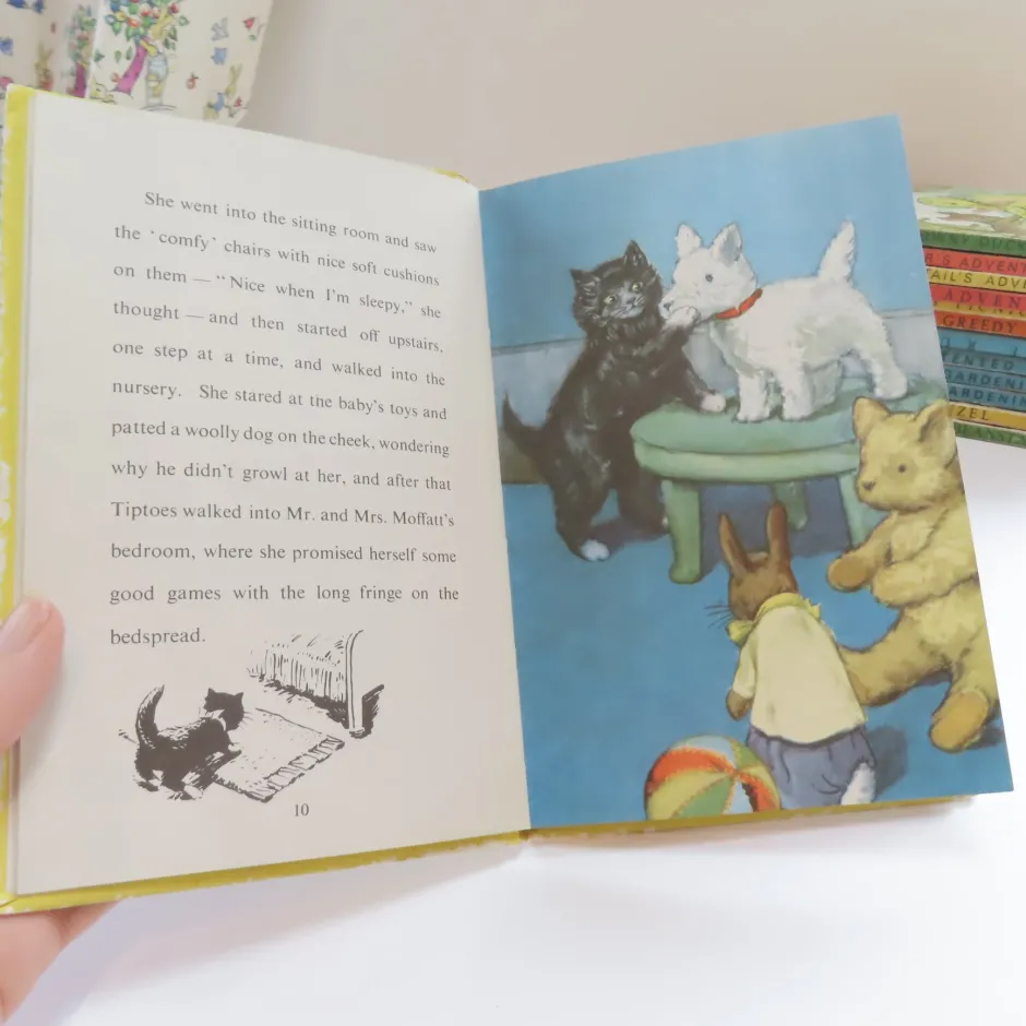 Cottontails Baby Vintage*VINTAGE Ladybird book - Tiptoes the Mischievous Kitten (c.1971)