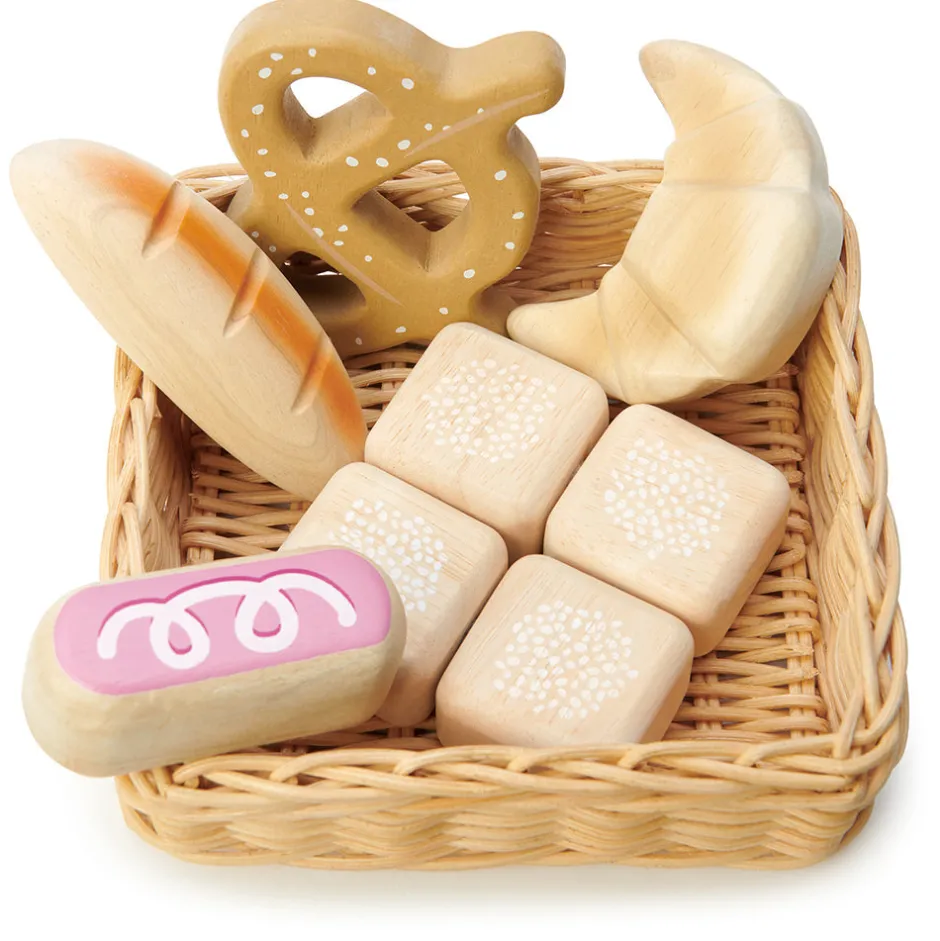 Cottontails Baby Little Kitchen|Wooden Toys*Wicker Bread Basket