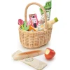 Cottontails Baby Little Kitchen|Wooden Toys*Wicker Shopping Basket