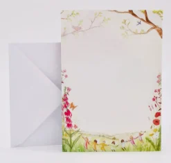 Cottontails Baby Craft & Stickers*Wilded Family seasonal notepaper - spring & summer