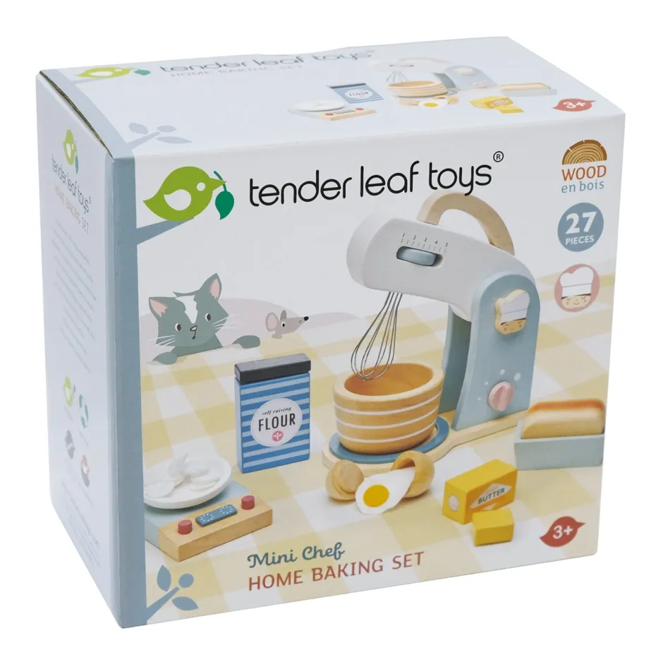 Cottontails Baby Little Kitchen|Wooden Toys*Wooden Baking Set