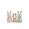 Cottontails Baby Wooden Bunnies|Wooden Toys*Wooden Bunny Family