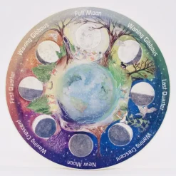 Cottontails Baby Wooden Toys*Wooden season wheel - phases of the moon