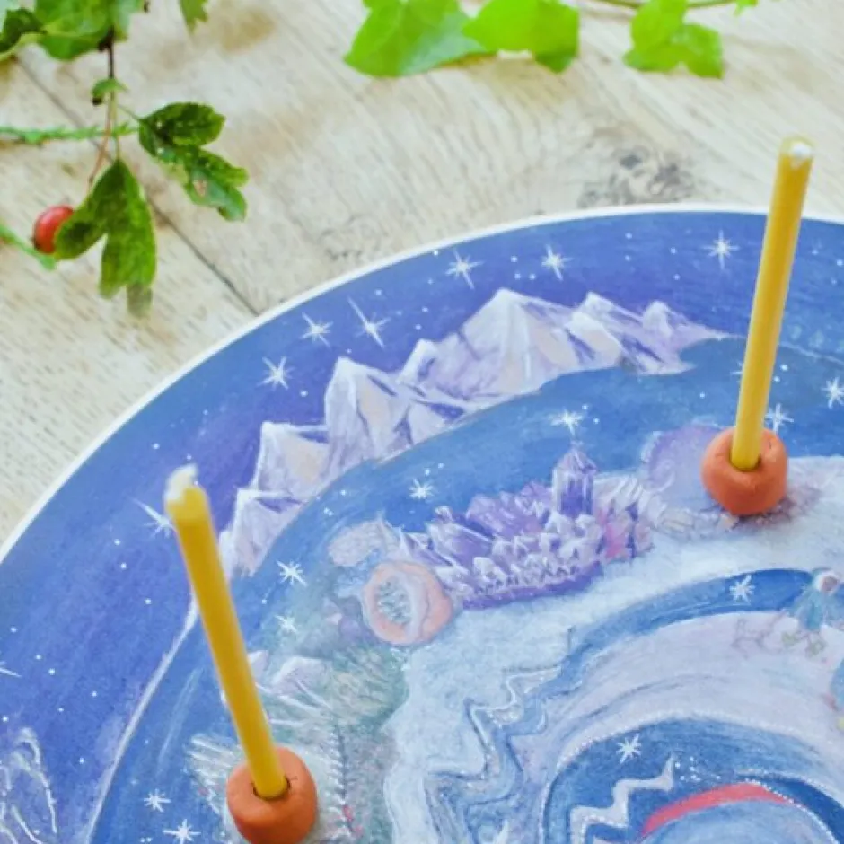 Cottontails Baby Wooden Toys*Wooden season wheel - winter / advent
